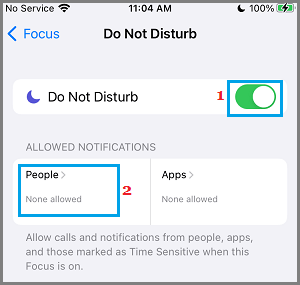 Do not disturb